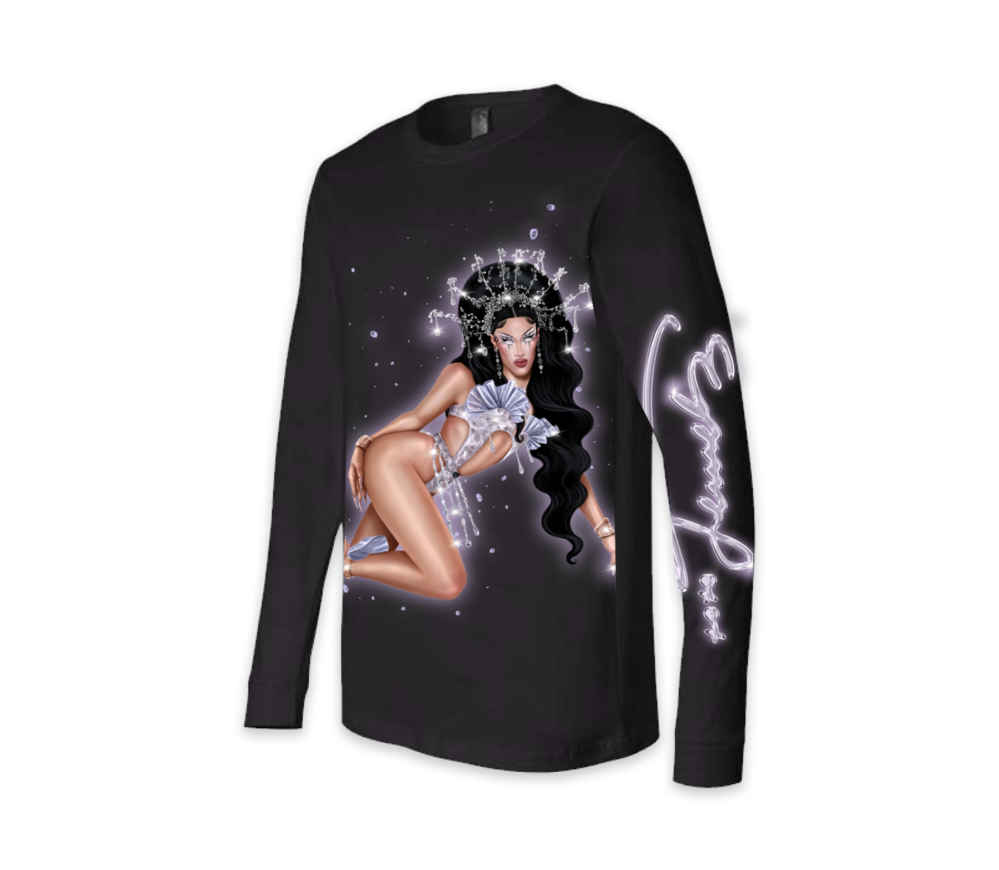 Electric Sparkles Long-sleeve Shirt